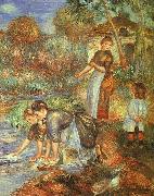 Pierre Renoir Washerwoman Spain oil painting reproduction